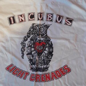 Incubus Light Grenades T Shirt Size Medium, Never Worn, Brand New.